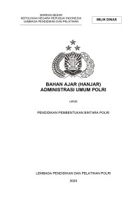ADMINISTRASI UMUM POLRI