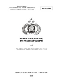 DISKRESI KEPOLISIAN