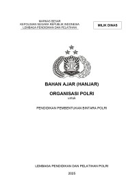 ORGANISASI POLRI