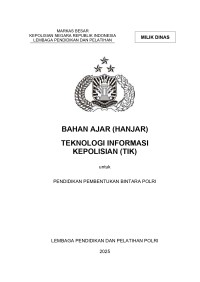 TEKNOLOGI INFORMASI KEPOLISIAN